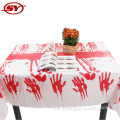 Handprint Sangre Peva Mantel para Halloween